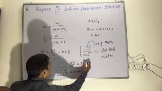 Xl Practical Prepare M10 solutions of oxalic acid amp SCarbonat [upl. by Bez]