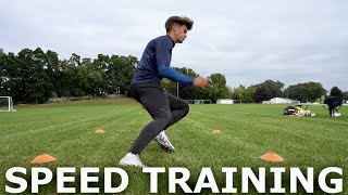 How To Improve Explosive Speed  Get FAST For Football With These Drills [upl. by Novah475]