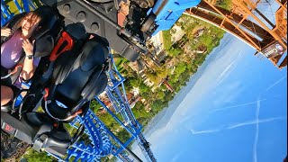 Diabolik  Inverted Boomerang Facecam Onride Movieland Italy 2024 [upl. by Dedie126]