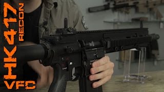 Review VFC HK417 Recon GBB 6mm BB Airsoft DeutschGerman [upl. by Angelis]