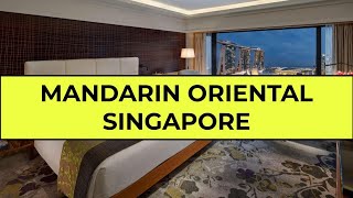 Mandarin Oriental Singapore  Deluxe Room  Staycation [upl. by Annayehc544]