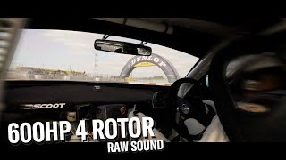 Onboard 4 ROTOR Mazda RX7 RAW Sound  4K [upl. by Fabozzi]