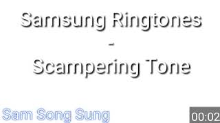 Samsung Ringtones  Scampering Tone [upl. by Crescin]