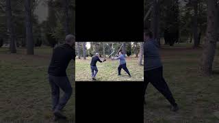 Miles Vs Dylan LarpCombat BasketHilt Buckler [upl. by Enala527]