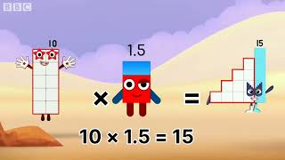 unlock Multiplication with Decimals Watch How Numberblocks Multiply by 10 100 and 1000 [upl. by Areit]