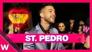 🇪🇸 St Pedro quotDos Extraños Cuarteto de Cuerdaquot Benidorm Fest 2024  Spain Eurovision INTERVIEW [upl. by Adnorahs592]