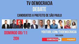 Debate dos Candidatos a Prefeito de São Paulo  08112020 [upl. by Hammerskjold]