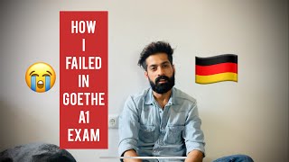 How I Failed in Goethe A1 Exam 😭 [upl. by Albina233]