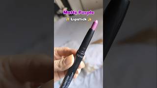 Rating viral Matte Lipstick haul 💜 Revlon Purple lipstick review 💋 How to apply Matte lipstick hack✨ [upl. by Adnawot]