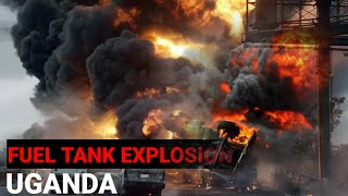 FUEL TANKER EXPLOSION IN MATUGA KIGOOGWA UGANDA OMUWENDO GWABAFUDE GUKYALINYA [upl. by Aihseuqal]