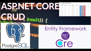 CREATE ASPNET CORE USING POSTGRESQL Using PostgreSQL with NET Core 60 [upl. by Galasyn]