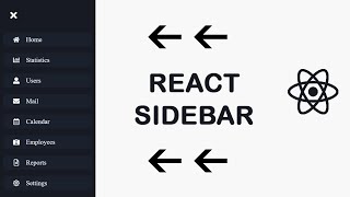 Criando Sidebar com ReactJS Styled Components React Icons [upl. by Aissilem]