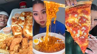 Asmr EATING 🍔 63  buldak ramen Raising canes fries amp boneless wings InnOut pizza and more [upl. by Wasserman]