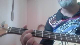 COMING IN FROM THE COLD  BASS CoverLesson Bob Marley with track playalong [upl. by Ehtyde]