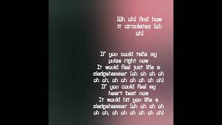 Fifth Harmony  Sledgehammer Lyrics [upl. by Lamraj]