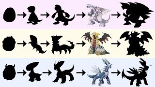 Giratina Palkia Dialga Evolutions amp Eggs  Pokemon Gen 8 Fanart [upl. by Main]