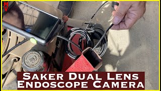 Saker Dual Lens Endoscope Camera  MumblesVideos Product Review [upl. by Naesar]