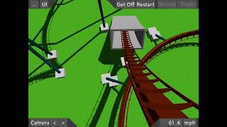 Yukon Striker  Ultimate Coaster 2  Dive Coaster [upl. by Enymzaj]