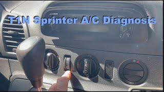 T1N Sprinter Air Conditioning Diagnosis [upl. by Hpeseoj152]