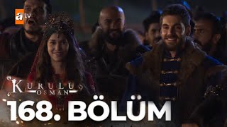 kurulus Osman 🔥 season 6 ❤️ 168 BOLUM 😱 Orhan 💞 Holofira wedding full wedding scene [upl. by Eittak]