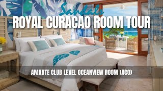 Sandals Royal Curacao Room Tour I Amante Club Level Oceanview Room ACO [upl. by Modeerf]