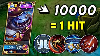 TOP GLOBAL BANE BEST MULTIPLE TRUE DAMAGE BUILD THAT CAN ONE SHOT ENEMIES☠️INSANE DAMAGE [upl. by Atteiram]