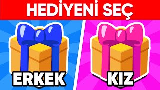 Hediyeni Seç 🎁 Erkek VS Kız Özel 👦👧 [upl. by Utir]