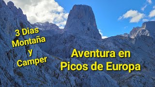 Desafío en Picos de Europa Tres Montañas en Tres Días de Vida Camper [upl. by Nedrob]