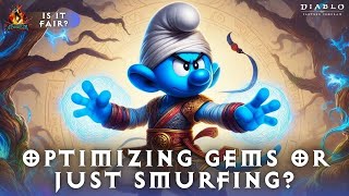 Diablo Immortal  Optimizing Gems Or Just Smurfing Is It Fair [upl. by Mays]