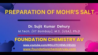 Preparation of Mohrs Salt [upl. by Virgin]