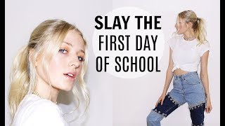 HOW TO SLAY THE FIRST DAY OF SCHOOL WITHOUT TRYING  Kallie Kaiser [upl. by Schoenfelder239]