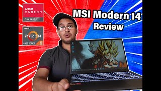 MSI Modern 14 Ryzen 5 4500U  Review and Unboxing [upl. by Ariaz]