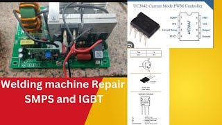 200AMP ARC WELDING MACHINE SMPS REPAIR AND IGBT CHANGE [upl. by Aekim]