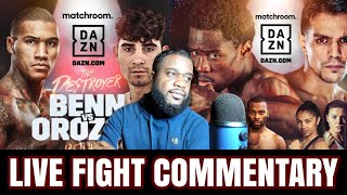 BENN VS OROZCO  HITCHINS VS ZEPEDA FIGHT COMMENTARY  NO FIGHT FOOTAGE [upl. by Stig841]