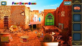 Mystery Ruined Village Escape Html 5 Game  FEG games gameplay quiz [upl. by Adlesirhc815]