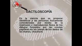 Dactiloscopia [upl. by Kaule]