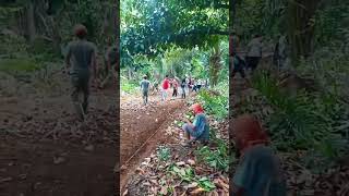 alhamdulillah printis pembuatan jalan untuk sekolah SMA di tanjung baru bukit kemuning lampung utara [upl. by Lerrej437]