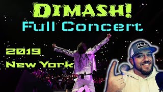 FULL CONCERT DIMASH NY  REACTION [upl. by Blisse]