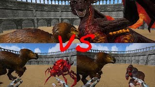 Dodorex VS Alpha BroodmotherMegapithecus and DragonARKSurvivalEvolved1080p [upl. by Edaw]