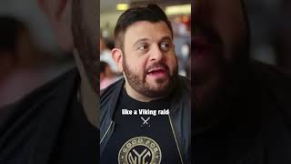 Adam Richman tries the most ICONIC burger in NYC 🍔 [upl. by Nicholle]