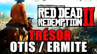 RED DEAD REDEMPTION 2  SOLUTION TRÉSOR ERMITE  Otis Miller  carte déchirée [upl. by Henryson]