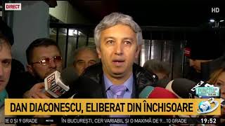 Dan Diaconescu a ieșit din închisoare Primele imagini [upl. by Thorlie672]