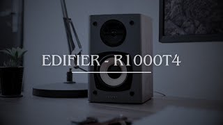 MONITORES DE ÁUDIO EDIFIER R1000T4  UNBOXING  REVIEW [upl. by Anwadal]