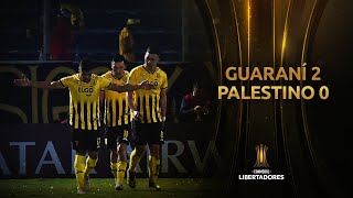 Guaraní vs Palestino 21  GOLES Y RESUMEN  Fase 3 Vuelta  CONMEBOL Libertadores 2020 [upl. by Sitoel]