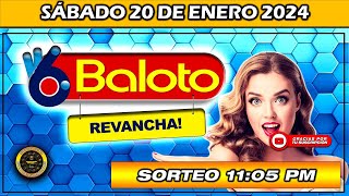 Resultado de BALOTO REVANCHA Del SABADO 20 de enero 2024 [upl. by Kwei]