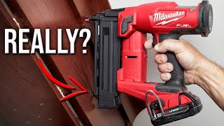 Milwaukee M18 FUEL Gen 2 Brad Nailer NOT WHAT I EXPECTED [upl. by Claman]