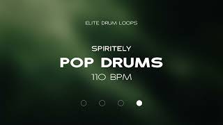 POP DRUMS  110 BPM  SPIRITELY [upl. by Lordan]