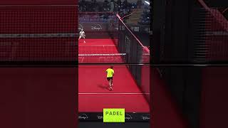 Tolito with just one shot 😲 padel [upl. by Nelrsa]