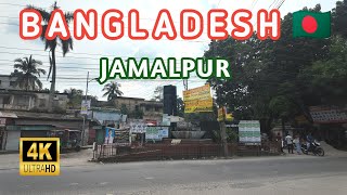 Bangladeshi 4K Walking Tour Mymensingh City 24  Faujdari Mor Medical Rd Jamalpur Walking Tour 24 [upl. by Ailices]