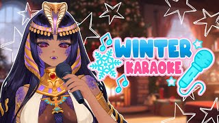 【KARAOKE RELAY】Winter Karaoke  Mi primer Karaoke y Stream en YT【Naya Onuphyrus  Saino】 [upl. by Yortal]